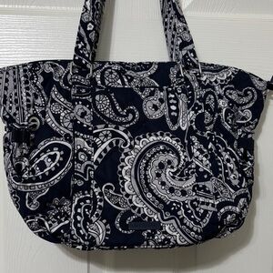 Vera Bradley Glenna Sachel  in Deep Night Paisley Neutral.